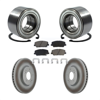 Kit de plaquettes de Rotor de frein enduit de roulement de roue avant, pour Hyundai Veloster Turbocharge