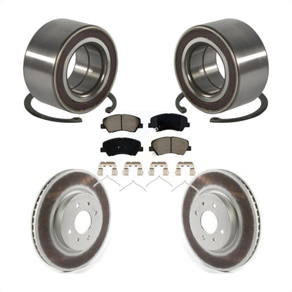 Kit de Rotor et de plaquettes de frein à disque revêtu de roulement de roue avant, pour Kia Rio Hyundai Accen