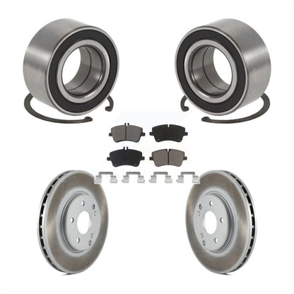 Kit de plaquettes de Rotor de frein enduites de roulement de roue avant, pour Mercedes-Benz C280 C240 C32