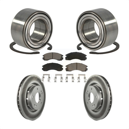 Kit de Rotor et de plaquettes de frein enduits de roulement de roue avant, pour Mitsubishi Outlander PHE