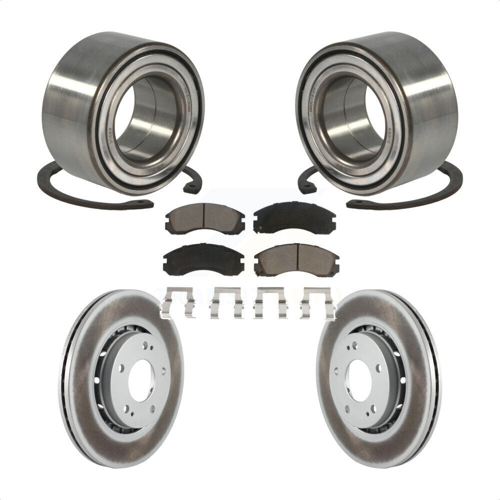 Kit de plaquettes de Rotor de frein, manteau de roulement de roue avant pour Mitsubishi Lancer 09 à partir de 04