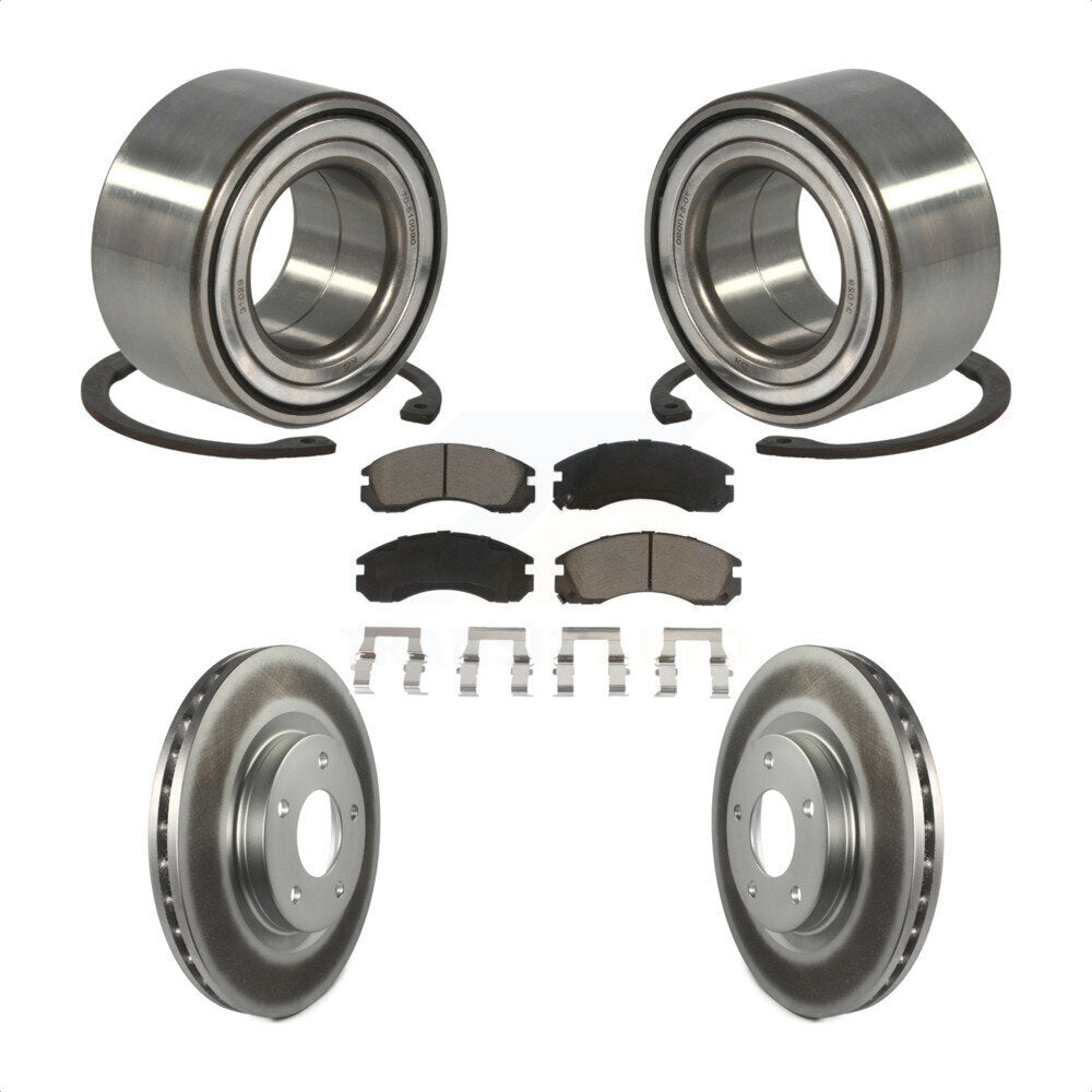 Kit de rotor et de plaquettes de frein avec roulement de roue avant, pour Mitsubishi Lancer FW 2017