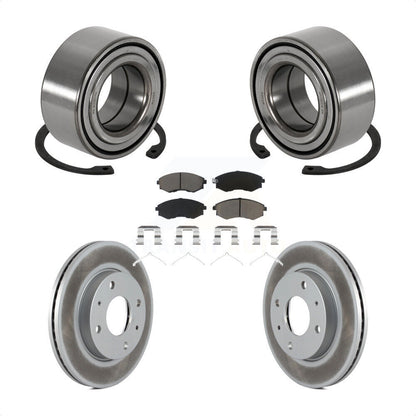 Kit de Rotor et de plaquettes de frein enduits de roulement de roue avant, pour Hyundai Sonata Kia Optim