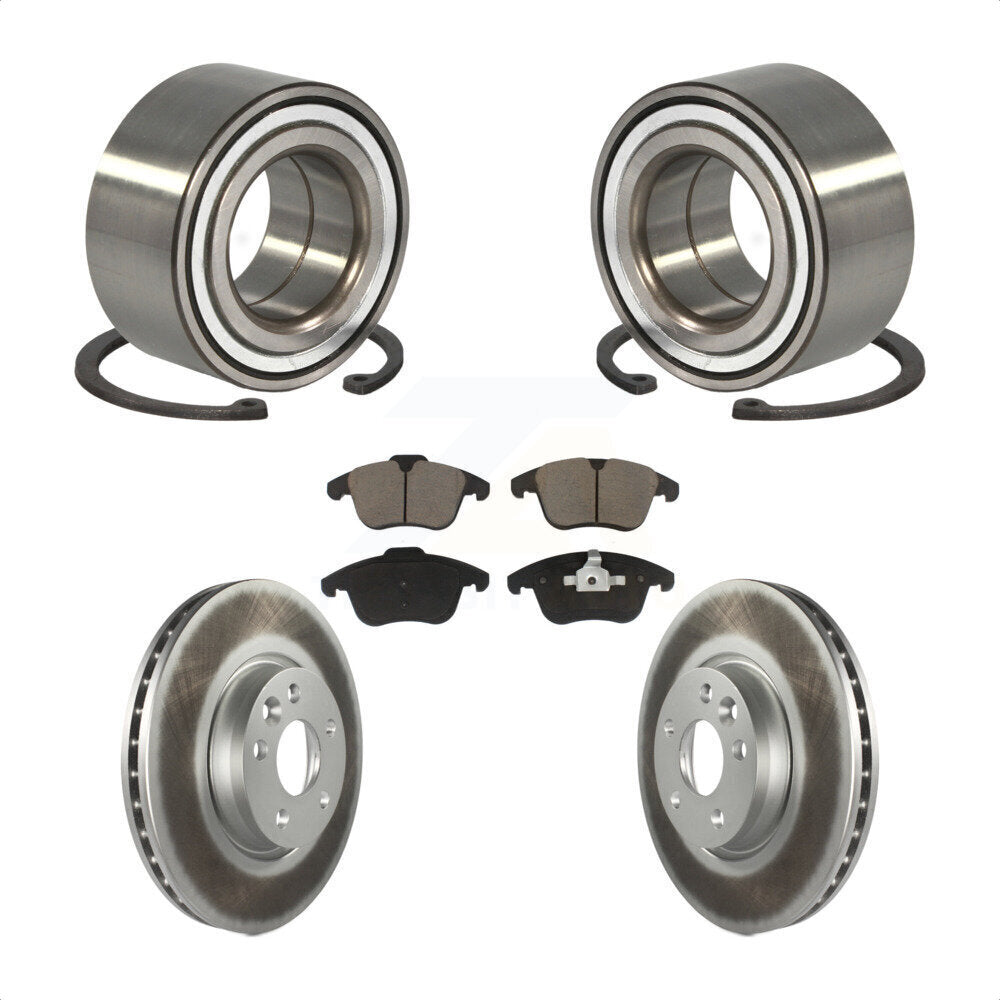 Kit de rotors et plaquettes de frein à disque enduits de roulement avant pour Land Rover Range Evoque