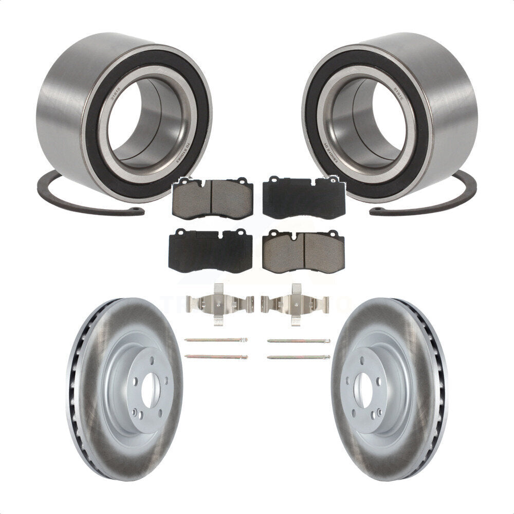 Kit de plaquettes de Rotor de frein à disque enduit de roulement de roue avant pour Mercedes-Benz S45 2009