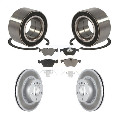 Kit de rotors et plaquettes de frein à disque enduits de roulement de roue avant pour BMW 328xi 325xi