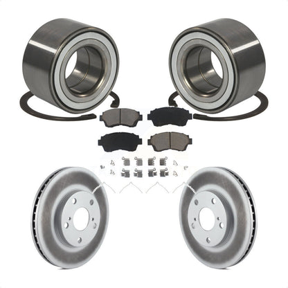 Kit de Rotor et plaquettes de frein revêtus de roulement de roue avant, pour Toyota Camry Sienna Avalo