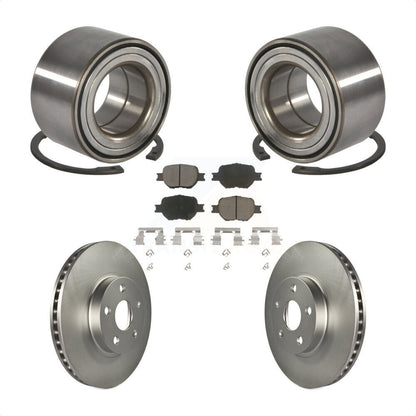 Kit de Rotor et de plaquettes de frein à disque revêtu de roulement de roue avant, pour Toyota Celica Scion t