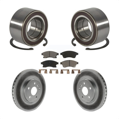 Kit de plaquettes de Rotor de frein revêtues de roulement de roue avant, pour Chevrolet Sonic R 2013 – 2014