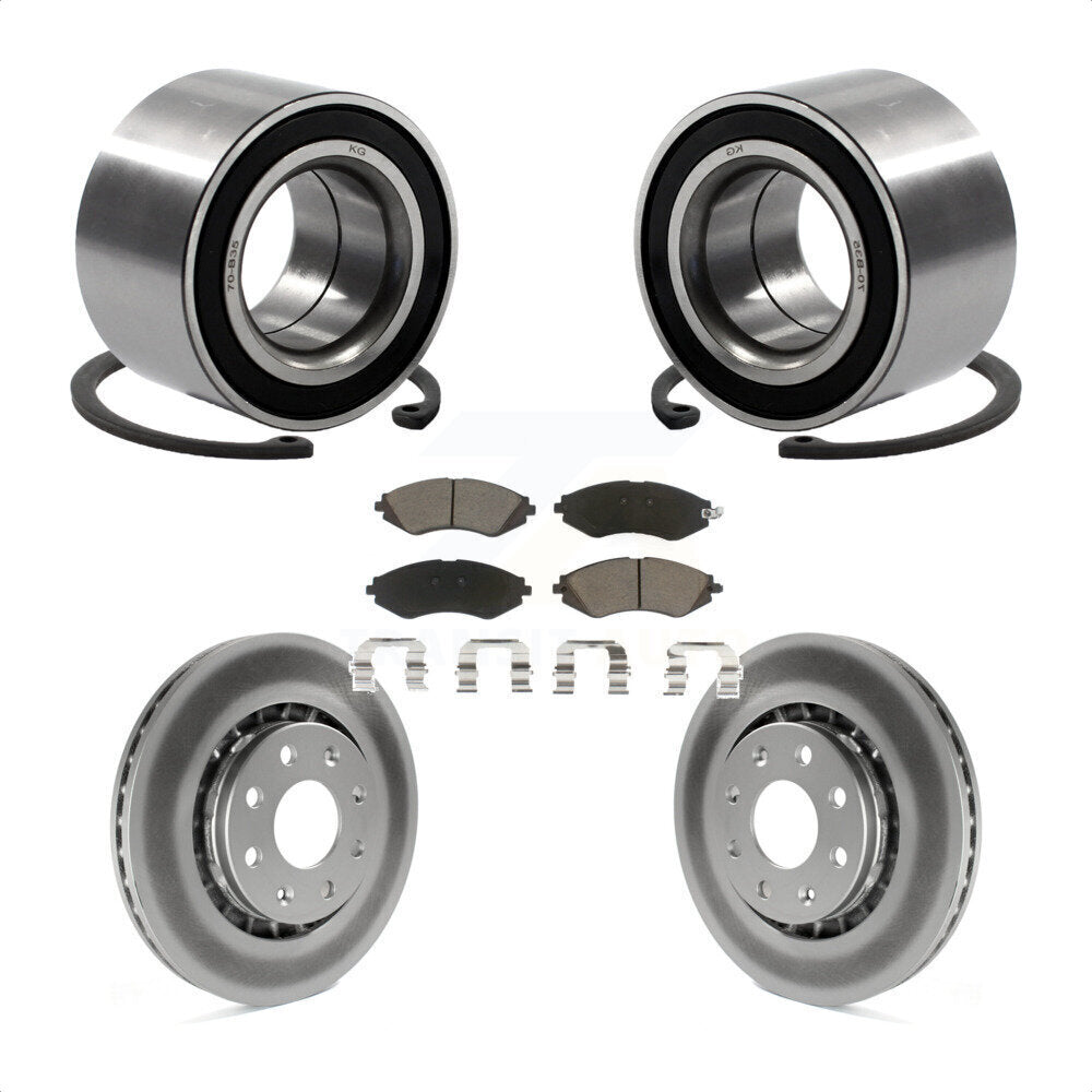 Kit de plaquettes de Rotor de frein, manteau de roulement de roue avant, pour Chevrolet Aveo Pontiac Aveo5 G