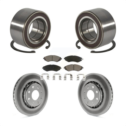 Kit de plaquettes de rotor de frein revêtues de roulement de roue avant, pour Chevrolet Spark E 2014 – 2016