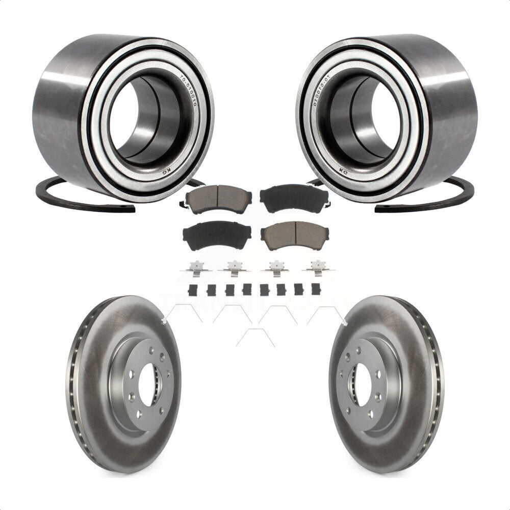 Kit de plaquettes de Rotor de frein, manteau de roulement de roue avant, pour Ford Fusion Mazda 6 Lincoln MK