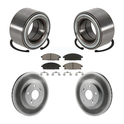 Kit de rotor et plaquettes de frein à disque revêtus de roulement de roue avant pour Acura MD 2003 – 2006