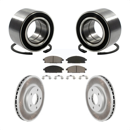 Kit de plaquettes de Rotor de frein à disque revêtu de roulement de roue avant, pour Nissan x-trai 2005 – 2006
