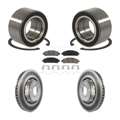 Kit de rotor et de plaquettes de frein à disque revêtus de roulement de roue avant, pour Toyota Venz 2009 – 2016