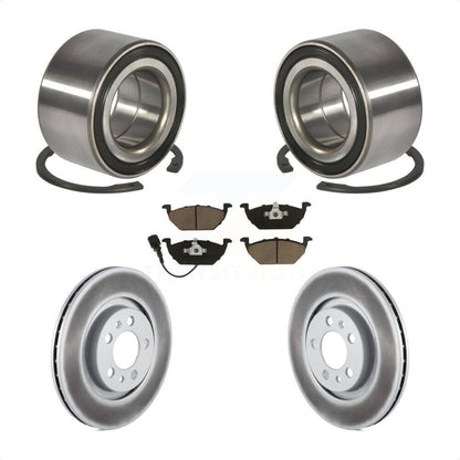 Kit de plaquettes de Rotor de frein enduites de roulement de roue avant, pour Volkswagen Jetta Beetle Gol