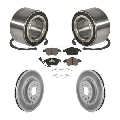 Kit de Rotor et de plaquettes de frein à disque revêtu de roulement de roue avant, pour Volkswagen Jetta GT