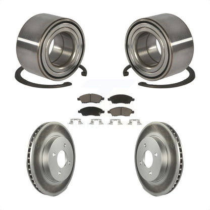 Kit de plaquettes de Rotor de frein à disque enduit de roulement de roue avant pour Nissan Micra Versa non