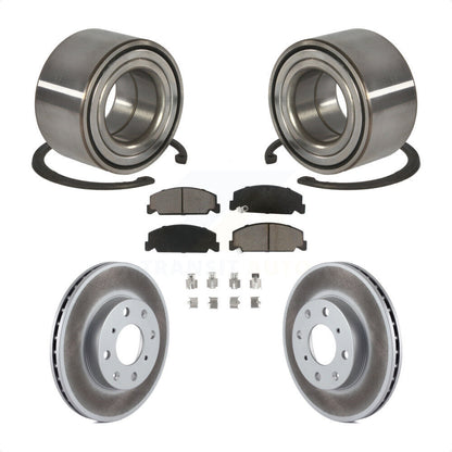 Kit de Rotor et plaquettes de frein à disque enduit de roulement de roue avant pour Honda Civic del So