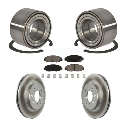 Kit de Rotor et de plaquettes de frein à disque revêtu de roulement de roue avant, pour Honda Civic Acura E