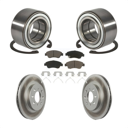Kit de Rotor et plaquettes de frein à disque enduit de roulement de roue avant pour Honda Civic del So