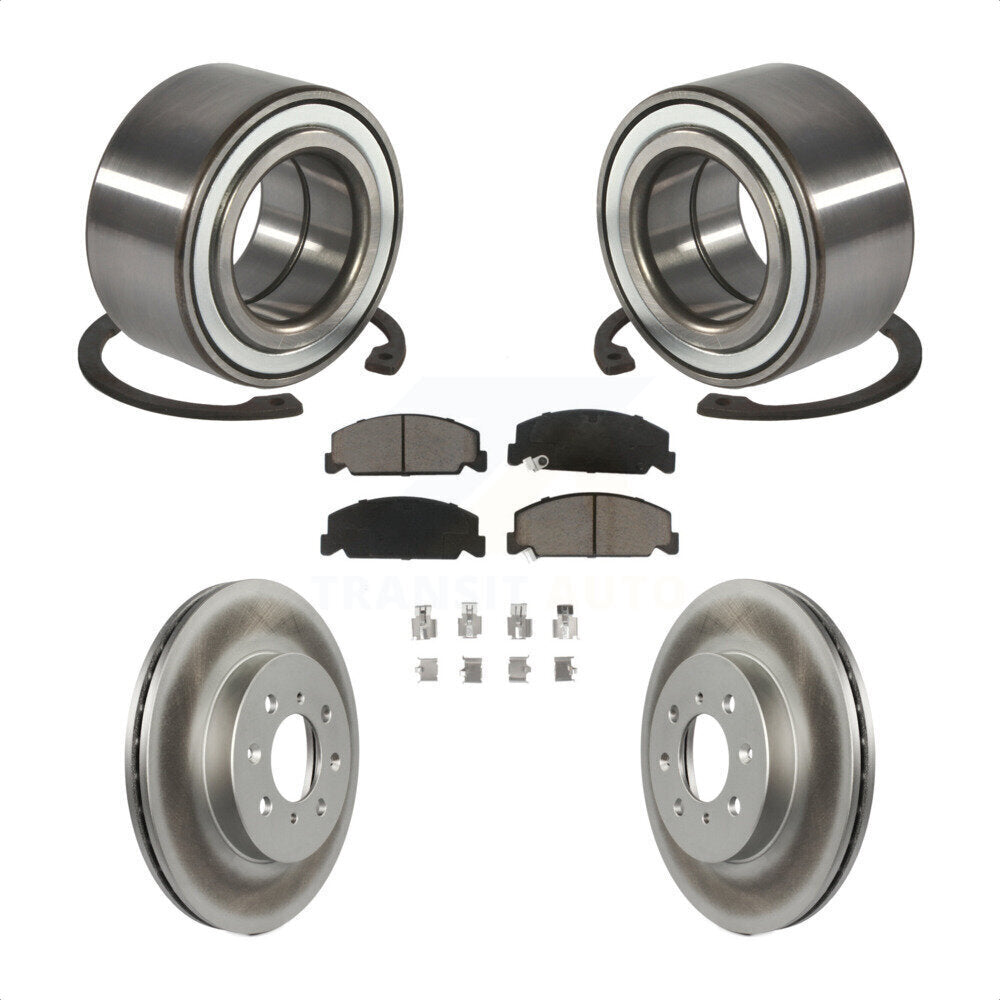 Kit de plaquettes de Rotor de frein, roulement de roue avant, pour Honda Civic LX avec 4 roues AB