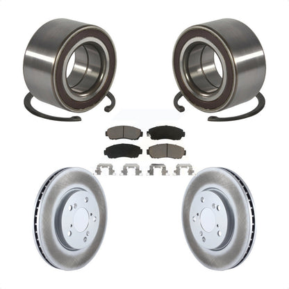 Kit de plaquettes de Rotor de frein à disque enduit de roulement de roue avant pour Honda Odysse 2005 – 2010