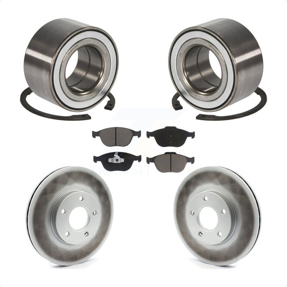 Kit de plaquettes de Rotor de frein, manteau de roulement de roue avant pour Ford Transit Connect 2010 – 2013