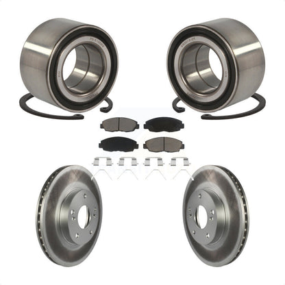 Kit de plaquettes de Rotor de frein enduit de roulement de roue avant, pour Honda Civic Touring avec 1.8