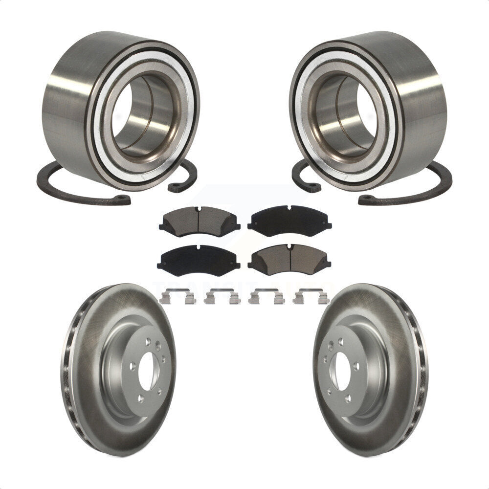 Kit de Rotor et de plaquettes de frein à disque revêtu de roulement de roue avant, pour Land Rover Range Spor