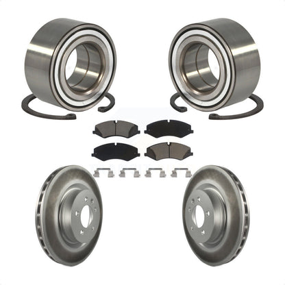 Kit de Rotor et de plaquettes de frein à disque revêtu de roulement de roue avant, pour Land Rover Range Spor