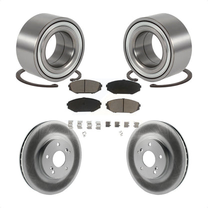 Kit de plaquettes de Rotor de frein à disque enduit de roulement de roue avant pour Honda Odysse 1999 – 2004