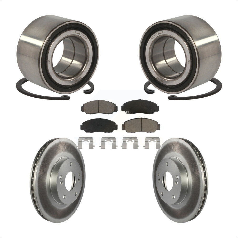 Kit de plaquettes de Rotor de frein, manteau de roulement de roue avant pour Honda Civic GX 06-10 avec 1.8