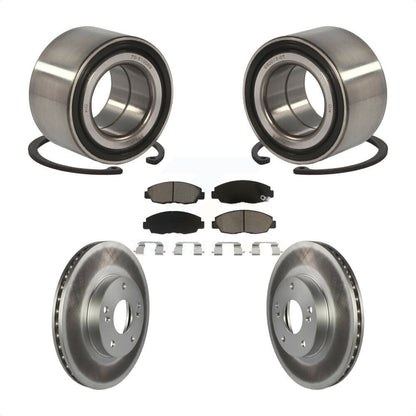Kit de plaquettes de Rotor de frein enduit de roulement de roue avant, pour Honda Civic GX 2011 avec 1.8