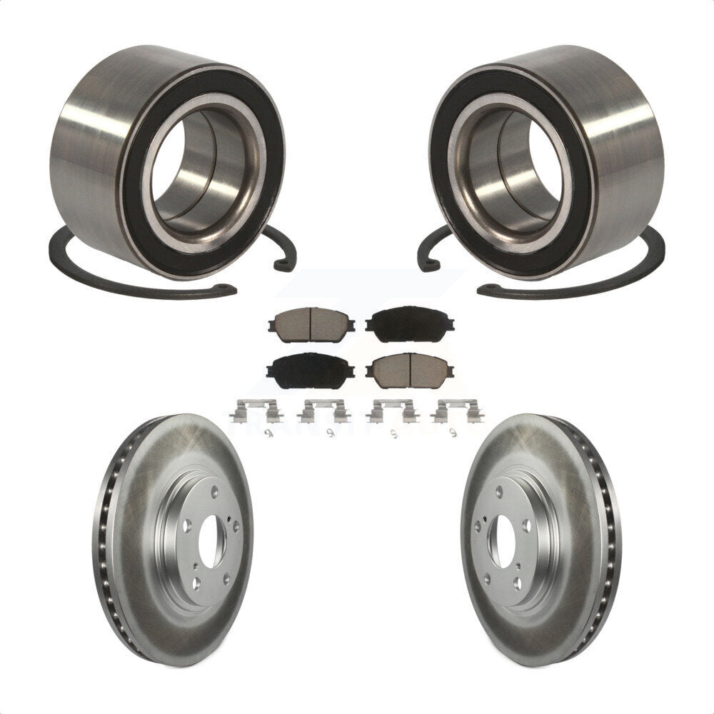 Kit de Rotor et plaquettes de frein à disque revêtus de roulement de roue avant, pour Lexus ES33 2004 – 2006