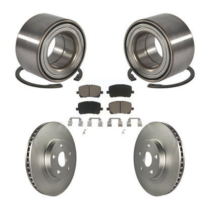 Kit de plaquettes de Rotor de frein enduit de roulement de roue avant, pour Toyota Corolla Matrix Pontia