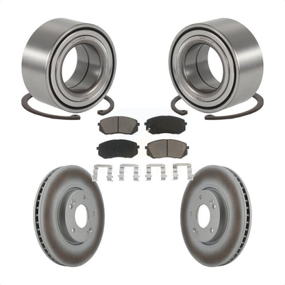 Kit de Rotor et de plaquettes de frein revêtus de roulement de roue avant, pour Hyundai Tucson Kia Sportag