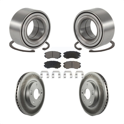 Kit de Rotor et de plaquettes de frein enduits de roulement de roue avant, pour Hyundai Sonata Tucson Ki