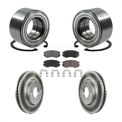Kit de plaquettes de Rotor de frein à disque enduit de roulement de roue avant pour Kia Soul 2010 2.0 – 2011