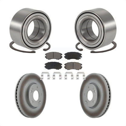 Kit de plaquettes de Rotor de frein enduit de roulement de roue avant, pour Hyundai Sonata 2006 2010 3.3