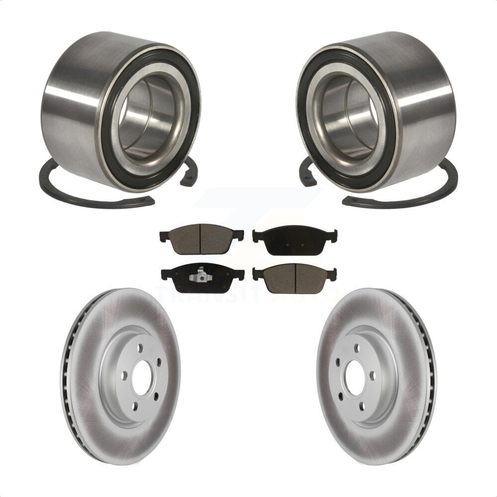 Kit de Rotor et de plaquettes de frein à disque enduit de roulement de roue avant pour Ford Transit Connect