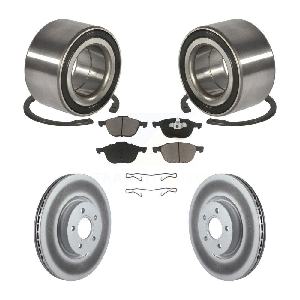 Kit de Rotor et de plaquettes de frein à disque enduit de roulement de roue avant pour Ford Transit Connect