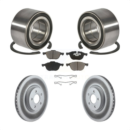 Kit de Rotor et de plaquettes de frein à disque enduit de roulement de roue avant pour Ford Transit Connect