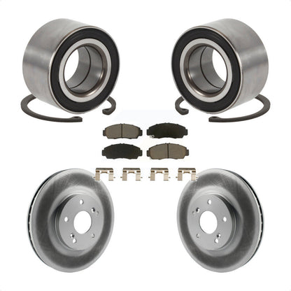 Kit de Rotor et de plaquettes de frein enduits de roulement de roue avant, pour Honda Accord Acura TSX T