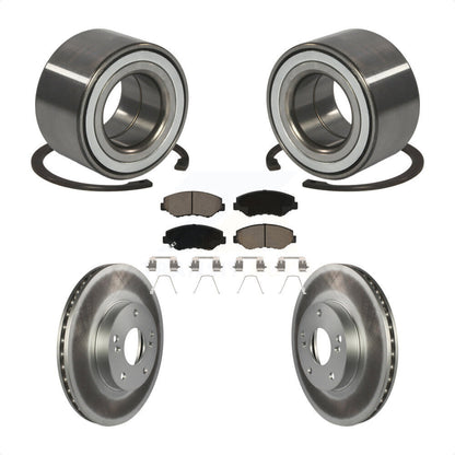 Kit de rotors et plaquettes de frein à disque enduits de roulement de roue avant pour Honda CR-Z 2016
