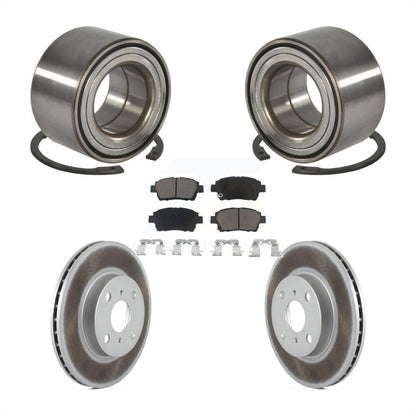 Kit de rotor et de plaquettes de frein à disque revêtus de roulement de roue avant, pour Toyota Priu 2001 – 2003