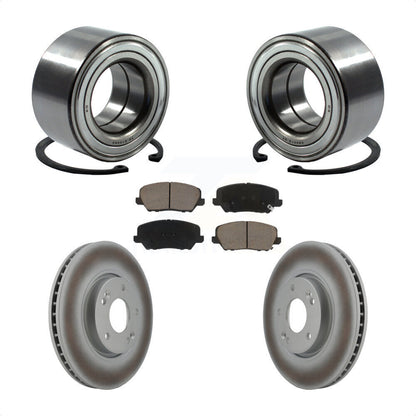 Kit de plaquettes de Rotor de frein à disque revêtu de roulement de roue avant, pour Kia Forte Forte5 Hyunda