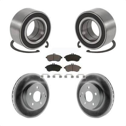 Kit de Rotor et de plaquettes de frein à disque revêtu de roulement de roue avant, pour Mercedes-Benz C250 AW