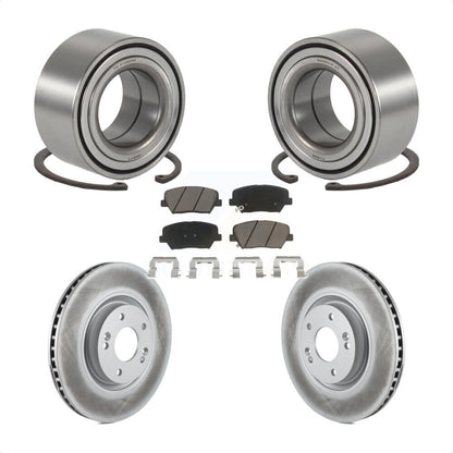 Kit de plaquettes de Rotor de frein à disque enduit de roulement de roue avant pour Hyundai Azer 2012 – 2017