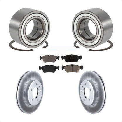 Kit de plaquettes de Rotor de frein à disque revêtu de roulement de roue avant, pour BMW 325i 325x 2001 – 2005